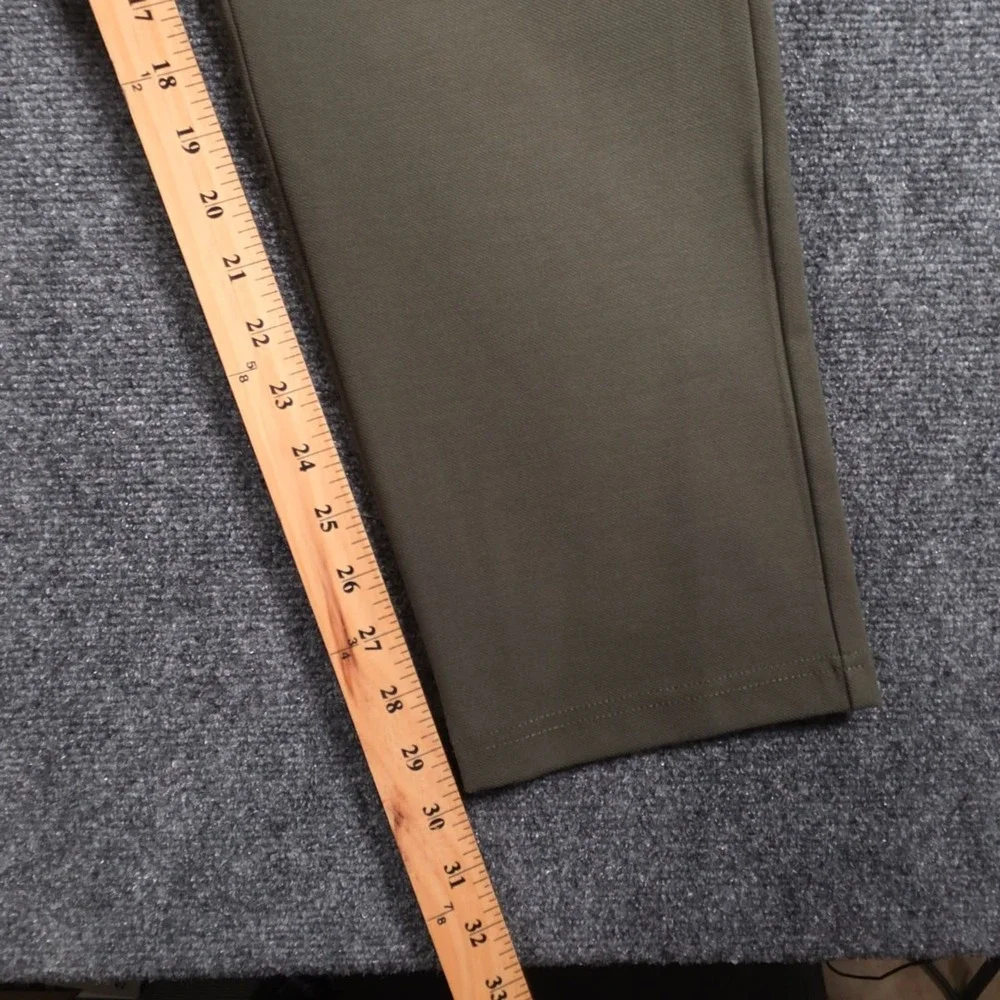 NWT BYLT Lux Pants Mens 34x30 Dark Olive Stretch Bamboo Slim Chino 5 Pocket